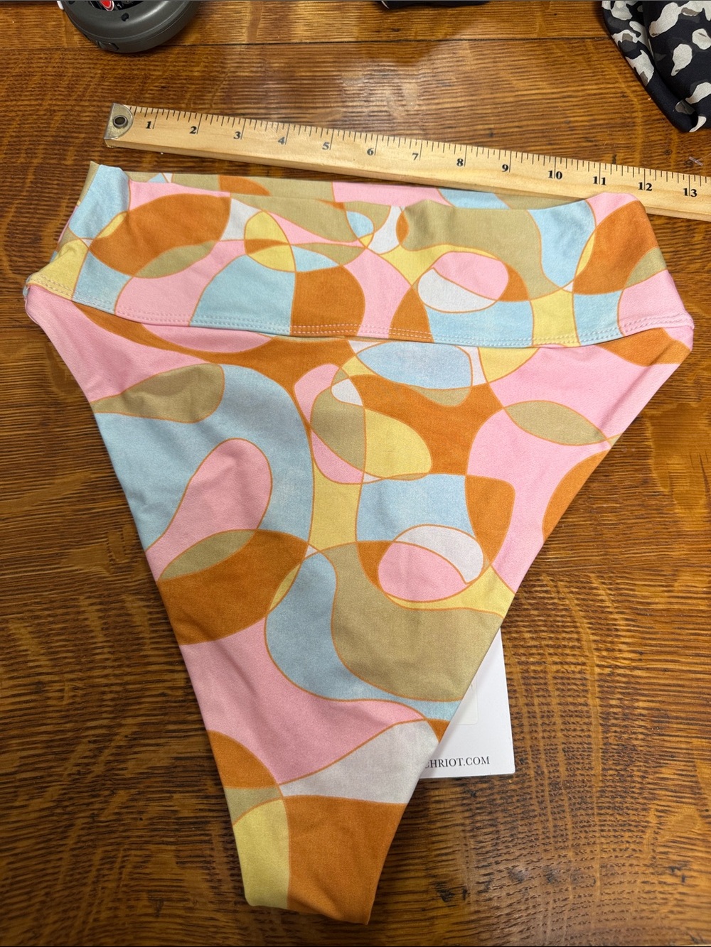 BEACH RIOT
Waikiki Wave Highway High-waist Bikini Bottoms In Pink large - Picture 9 of 9